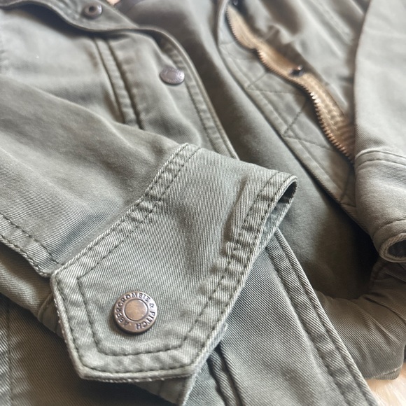 Abercrombie & Fitch hoodes utility style jacket S - Picture 5 of 6